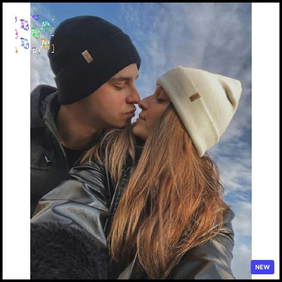 Thick Knitted Cuffed Beanie Unisex Winter Hat Skull Cap Classic - Picture 6 of 8